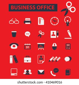 business office icons
