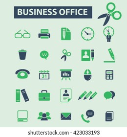 business office icons
