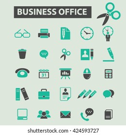 business office icons
