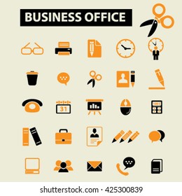 business office icons
