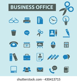 business office icons
