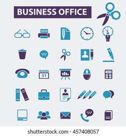 business office icons