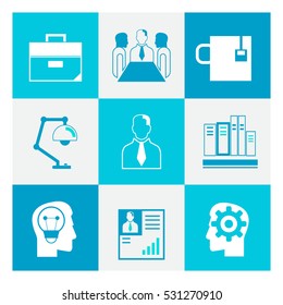 business and office icons