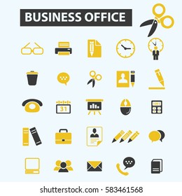 business office icons