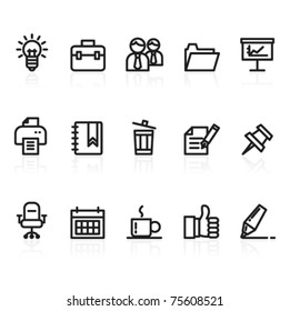 business and office icons