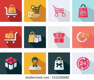 Business Office Icons Set - Vector sign