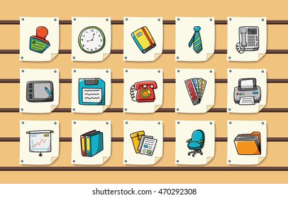 Business and office icons set,eps10