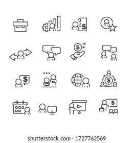 Business and office icons set,Vector