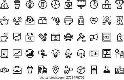 Ícones De Negócios E Escritório Ícone simples de vetor. Modelo de design de símbolo de ilustração para elemento de interface do usuário móvel da Web.
