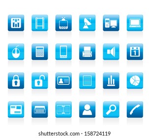 Business and office icons - vector icon set