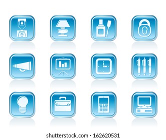 Business and office icons - vector icon set
