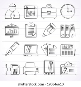 Business and Office Icons  - vector icon set