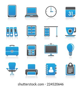 Business and office Icons -vector icon set