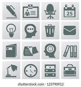 Business & office icons,vector