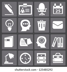 Business & office icons,vector