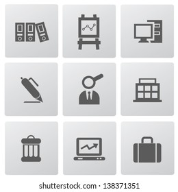 Business & office icons,vector