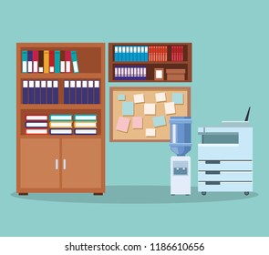 Business office interior