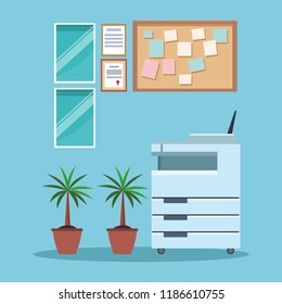 Business office interior