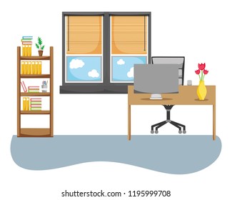 Business office interior