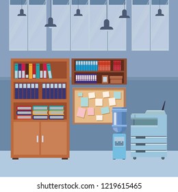Business office interior