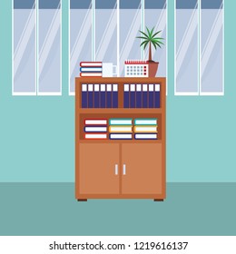 Business office interior