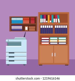 Business office interior