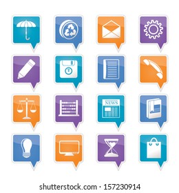 Business and Office internet Icons - Vector icon Set