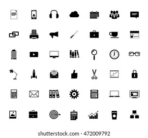 business, office and marketing icons set