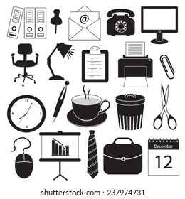Business and Office Organization Icons