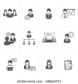 Business and Office people Icons set.