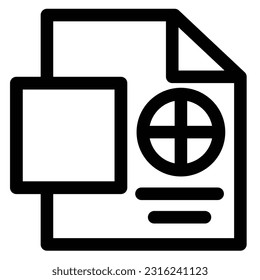 Business office project line icon set. Editable stroke