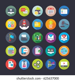 Business, Office, Team work, Management, Growth, Finance Vector Icons 6