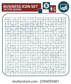 Vektorgrafik-Set für Unternehmen und Büros