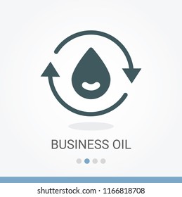 Business Oil Vector Icon
