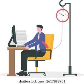 business on table hard work concept

