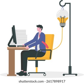 business on table hard work concept

