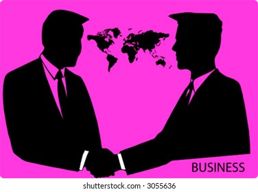 business on worldmap