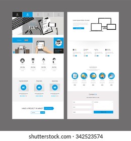 Business One Page Website