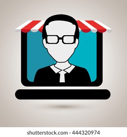 business online design, vector illustration eps10 graphic 