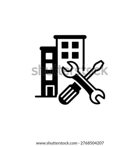 Business Operations and Workflow building maintenance icon for Business Operations and Workflow building repair and facility maintenance service
