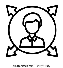 Business Opportunity Bold Line Vector icon which can easily modify or edit

