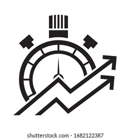 business optimization icon for apps or website.