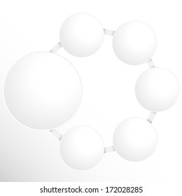 business options circle diagram. layout, Vector illustration