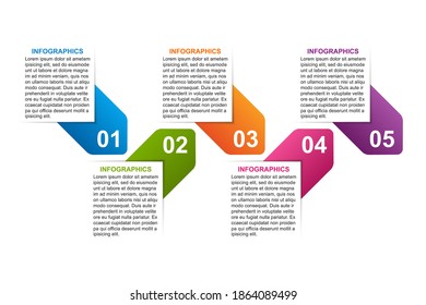 Business options infographic, timeline, design template for business presentations or information banner.