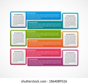 Business options infographic, timeline, design template for business presentations or information banner. 