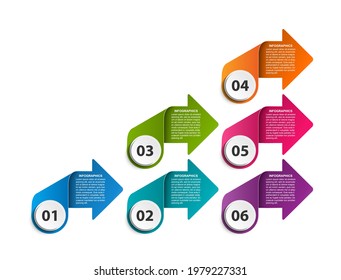 Business options infographic, timeline, design template for business presentations or information banner. 