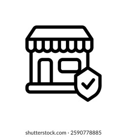 Business Outline Icon. Business Icon