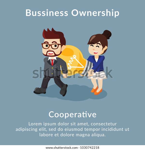 Business Ownership Cooperative Description Stock Vector Royalty