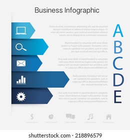 Business paper Graph Easy to Edit , adjust color and size.  Shadow are made with transparency set to Multiply.
