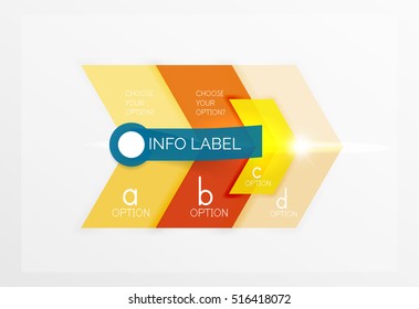 Business paper infographic templates. For banners, business backgrounds and presentations